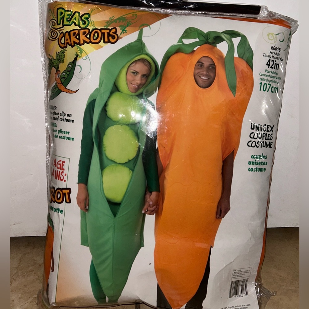 Adult Unisex Carrot Costume